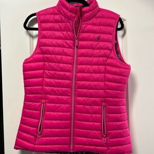 Joules hot pink vest
